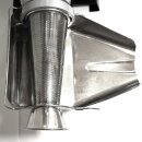 B-Ware Tomaten Passiermaschine elektrisch, Reber Nr.5 / 9000N, 0,8 PS, extra schwerer und hoch robuster 600 Watt Induktionsmotor, 230V, inkl. 1,5mm Passiersieb, professionelle Küchenmaschine mit wechselbaren Passiersieb-Größen - Vorführmodell