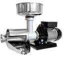 B-Ware Tomaten Passiermaschine elektrisch, Reber Nr.5 / 9000N, 0,8 PS, extra schwerer und hoch robuster 600 Watt Induktionsmotor, 230V, inkl. 1,5mm Passiersieb, professionelle Küchenmaschine mit wechselbaren Passiersieb-Größen - Vorführmodell