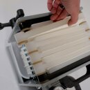 Fischer-Lahr® Schichtenfilter v2025: Weinfilter-Maschine, grau lackierter Weinfilter 10 Filterschichten (max 10 Stück) 20x20, 150 l/h, inkl. Bronze Kreisel-Pumpe, tragbarer Filter für Wein, Most, Saft, Spirituosen usw, made in EU (versandkostenfrei)*