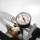 Fischer-Lahr® Schichtenfilter v2025: Weinfilter-Maschine, grau lackierter Weinfilter 10 Filterschichten (max 10 Stück) 20x20, 150 l/h, inkl. Bronze Kreisel-Pumpe, tragbarer Filter für Wein, Most, Saft, Spirituosen usw, made in EU (versandkostenfrei)*