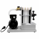 Fischer-Lahr® Schichtenfilter v2025: Weinfilter-Maschine, grau lackierter Weinfilter 6 Filterschichten (max 10 Stück) 20x20, 150 l/h, inkl. Bronze Kreisel-Pumpe, tragbarer Filter für Wein, Most, Saft, Spirituosen usw, made in EU (versandkostenfrei)*