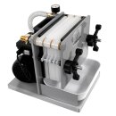 Fischer-Lahr® Schichtenfilter v2025: Weinfilter-Maschine, grau lackierter Weinfilter 6 Filterschichten (max 10 Stück) 20x20, 150 l/h, inkl. Bronze Kreisel-Pumpe, tragbarer Filter für Wein, Most, Saft, Spirituosen usw, made in EU (versandkostenfrei)*