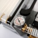 Fischer-Lahr® Schichtenfilter v2025: Weinfilter-Maschine, grau lackierter Weinfilter 6 Filterschichten (max 10 Stück) 20x20, 150 l/h, inkl. Bronze Kreisel-Pumpe, tragbarer Filter für Wein, Most, Saft, Spirituosen usw, made in EU (versandkostenfrei)*