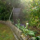 YERD Regentonne / Regenfass, 170 Liter Schwarz zerlegt...