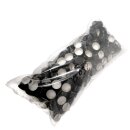 Hand-Schraubverschlüsse schwarz mit Abrisslasche,...