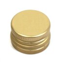 Hand-Schraubverschlüsse: PP28, Drehverschluss für Flaschen, Farbe gold ,  mit Abrisslasche (Originalität-Sicherung), 250 Stück