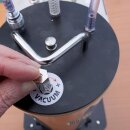 B-Ware Abfüller elektrisch mit 1 Abfüll-Stationen, Ultrafiller Arbeitsstation, Standard Füllstutzen 14mm Edelstahl, Abfüllmaschine für Saft zur sterilen Flaschen-Abfüllung bis 80°C - Vorführmodell