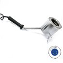 B-Ware Weinkapsel-Schrumpfgerät: Kapsel-Schrumpfmaschine HSE für Thermo-Flaschenkapseln, aus Edelstahl mit 400 Watt Leistung, geeignet für ALLE Flaschendurchmesser - leichte Gebrauchsspuren