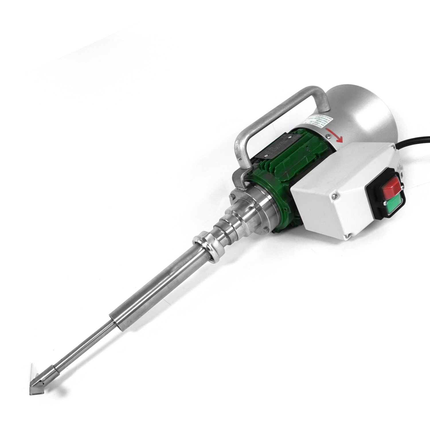 2025 - 0585 Gr.1  Edelstahltank Rührgerät:  SCHNEIDER SG1 Mischer für Tank Zapfloch-Klappe DN40, 400V, robuste Qualität made in Germany, für Misch-Tanks bis 10.000L, 1400 U/min, Zubehör/Ersatzteil (Versand kostenfrei*) 	 
		 (Mischer Edelstahltank)  
	