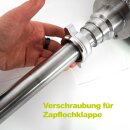 Edelstahltank Rührgerät:  SCHNEIDER SG1 Mischer für Tank Zapfloch-Klappe DN40, 400V, robuste Qualität made in Germany, für Misch-Tanks bis 10.000L, 1400 U/min, Zubehör/Ersatzteil (Versand kostenfrei*)