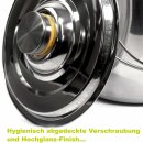 FISCHER-LAHR Edelstahl AISI 304 Honig-Eimer 12 Liter (~16 kg Honig), mit Edelstahl-Deckel, lebensmittelecht, für Honig und Lebensmittel wie Fette / Öl, Konditorei-Pasten, kleine Vorteige, Soßen, Umfüll-Eimer Getränke, Küchen-, Gastro- oder Futter-Eimer