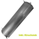 B-Ware Obstentstein- & elektrische Passier-Maschine OE490 für Kirschen, Mirabellen / wechselbare Einsätze für anderes Obst wie Aprikosen möglich /  500 kg Steinobst pro Std., Kirschentsteiner für Fruchtmus ohne Steine - Vorführmodell - leichte Gebrauchssp