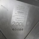 GRAF / GARANTIA Regentonne eckig, IBIZA 200 Liter  Regenfass, anthrazit grau,  umweltfreundlich weil aus 100% recyceltem PP, made in Germany