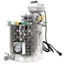 Edelstahl Kochtopf 35 Liter, Marmeladentopf mit Rührwerk und Geschwindigkeitsregler,  Inverter-Motor mit stufenloser Geschwindigkeits-Regelung, mit Thermometer, Kochkessel für Gasbefeuerung,  made in EU (Versand kostenfrei*)