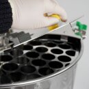 Edelstahl Kochtopf 35 Liter, Marmeladentopf mit Rührwerk und Geschwindigkeitsregler,  Inverter-Motor mit stufenloser Geschwindigkeits-Regelung, mit Thermometer, Kochkessel für Gasbefeuerung,  made in EU (Versand kostenfrei*)