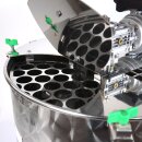 Edelstahl Kochtopf 50 Liter, Marmeladentopf mit Rührwerk und Geschwindigkeitsregler, Inverter-Motor mit stufenloser Geschwindigkeits-Regelung, mit Thermometer, Kochkessel für Gasbefeuerung, made in EU (Versand kostenfrei*)