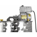 Edelstahlfass mit Rührwerk 150 Liter, mit Inverter-Motor (stufenlose Geschwindigkeit),  Vermischungstank für flüssige Lebensmittel / Getränke, Rührtank mit Bodenauslauf, Mischtank made in EU (Versand kostenfrei*)