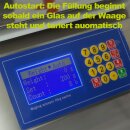B-Ware Gewichtsbasiertes Abfüllgerät für Gel und Öl: Dosierfüller Fischer-Lahr FüllTronic LSY12, Edelstahl Wiegefüller für Honig & hoch viskose Flüssigkeiten wie Seife, automatische Waage - leichte Gebrauchsspuren