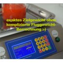 B-Ware Gewichtsbasiertes Abfüllgerät für Gel und Öl: Dosierfüller Fischer-Lahr FüllTronic LSY12, Edelstahl Wiegefüller für Honig & hoch viskose Flüssigkeiten wie Seife, automatische Waage - leichte Gebrauchsspuren