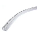 3/4" Zoll (ca. 19mm) Gewebe-Schlauch lebensmittelecht,  auf Bio-Basis (aus erneuerbaren Materialien), Klarschlauch für Trinkwasser und Alkohol bis 50%, CE und FDA konform, individuelle Meterware, Lebensmittel- Schlauch hergestellt in der EU