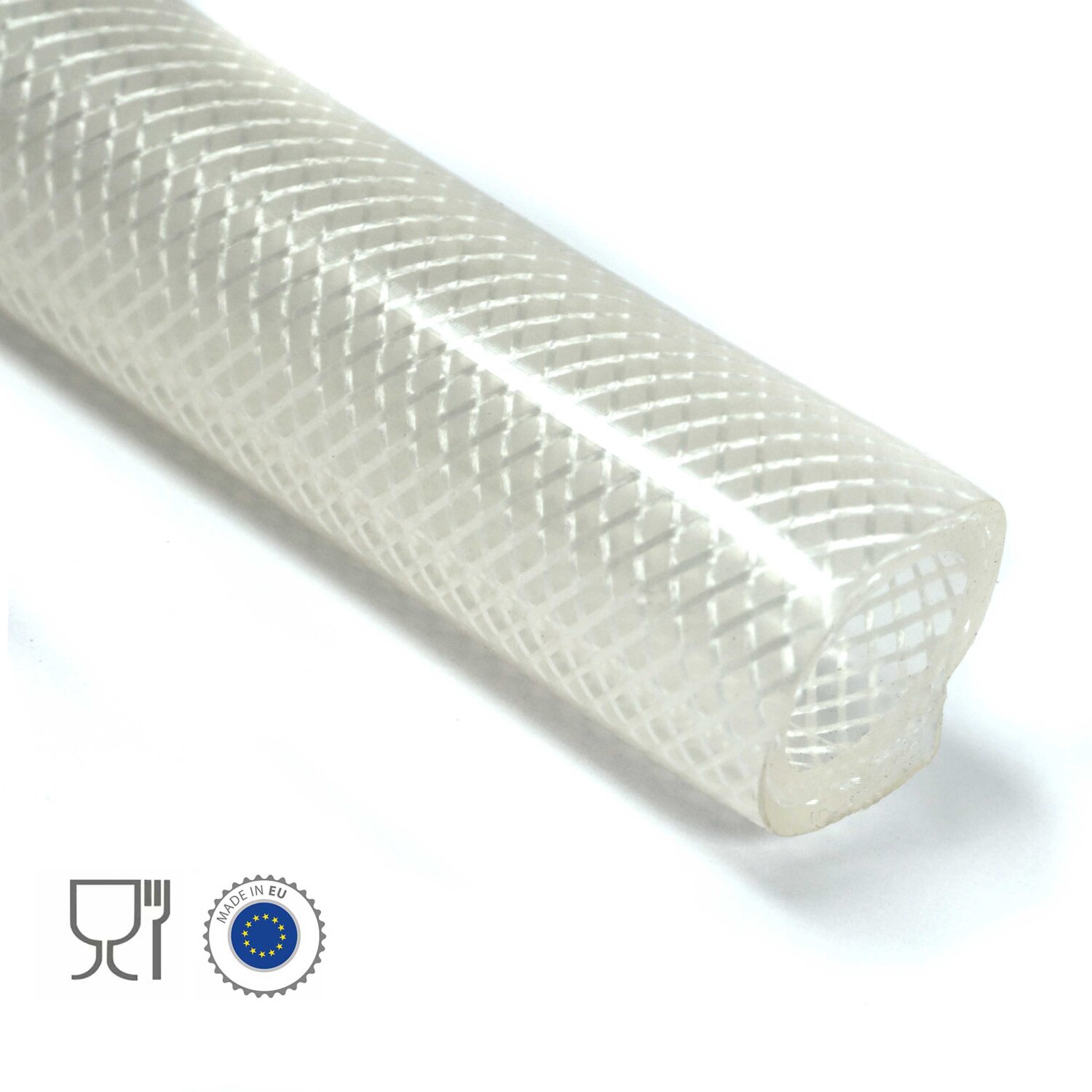  Pharmapress Schlauch 3/4" Zoll (19mm), lebensmittelechter Schlauch,  -30°C bis 100°C, TPE-S Material FDA und CE konform,  Lebensmittelschlauch bis 7 bar geeignet,  hergestellt in der EU, Meterware 	 
		 (Schlauch, lebensmittelecht, 3/4