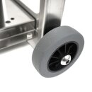 B-Ware Schichtenfilter: Weinfilter-Maschine, 20x20 Weinfilter für max.20 Schichten, inkl. 11 Filterplatten, ohne Pumpe, 400 l/h (je nach Pumpenleistung), Edelstahl-Gehäuse, fahrbar - Rückläufer