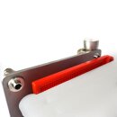 B-Ware Schichtenfilter: Weinfilter-Maschine, 20x20 Weinfilter für max.20 Schichten, inkl. 11 Filterplatten, ohne Pumpe, 400 l/h (je nach Pumpenleistung), Edelstahl-Gehäuse, fahrbar - Rückläufer