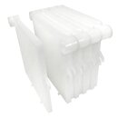 B-Ware Schichtenfilter: Weinfilter-Maschine, 20x20 Weinfilter für max.20 Schichten, inkl. 11 Filterplatten, ohne Pumpe, 400 l/h (je nach Pumpenleistung), Edelstahl-Gehäuse, fahrbar - Rückläufer