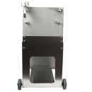 B-Ware Schichtenfilter: Weinfilter-Maschine, 20x20 Weinfilter für max.20 Schichten, inkl. 11 Filterplatten, ohne Pumpe, 400 l/h (je nach Pumpenleistung), Edelstahl-Gehäuse, fahrbar - Rückläufer