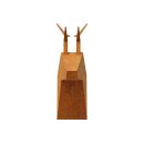 Gämsen-Geweih modern - Cortenstahl, Design-Objekt aus Corten-Stahl, rostig,  witterungsbeständig, Materialdicke 2mm, 20x50x70 cm, made in EU