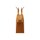 Gämsen-Geweih modern - Cortenstahl, Design-Objekt aus Corten-Stahl, rostig,  witterungsbeständig, Materialdicke 2mm, 20x50x70 cm, made in EU