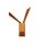 Hasen-Ohren modern - Cortenstahl, Design-Objekt aus Corten-Stahl, rostig,  witterungsbeständig, Materialdicke 2mm, 36x40x45 cm, made in EU