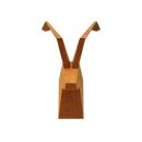 Steinbock-Geweih modern - Cortenstahl, Design-Objekt aus Corten-Stahl, rostig,  witterungsbeständig, Materialdicke 2mm, 90x70x90 cm, made in EU