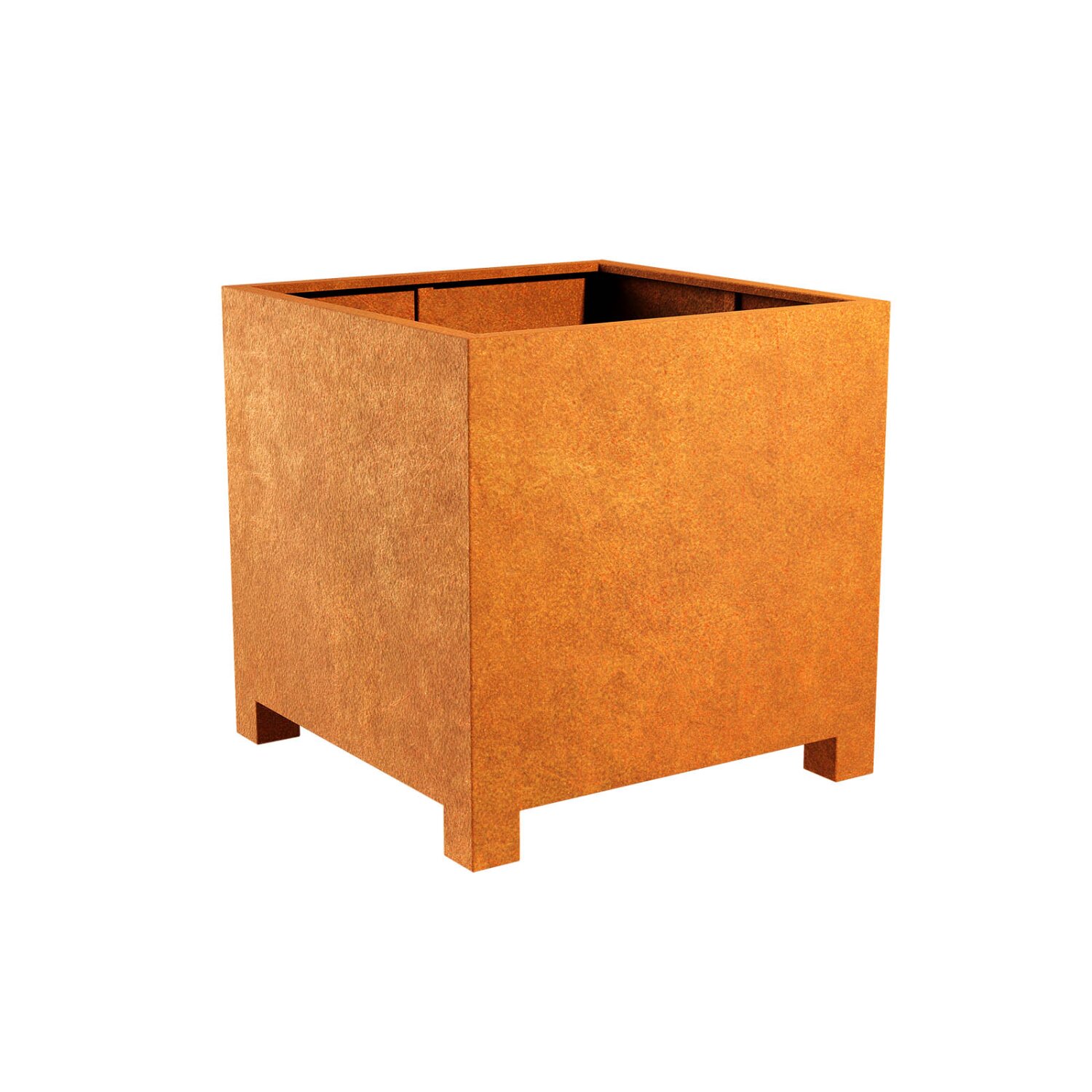 PATA2  PATA 2 Corten Metallblumentopf 