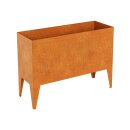 Pierna 6 Corten Metallblumentopf, Design-Objekt aus...