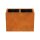 DEPO 6 Corten Metallblumentopf mit Kunststoff-Innenbehälter, Design-Objekt aus Corten-Stahl, Pflanzkübel 85x45x Höhe 60 cm, Materialdicke 2mm,  outdoor und indoor nutzbar, made in EU ( Versand kostenfrei *)