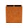 DEPO 7 Corten Metallblumentopfmit Kunststoff-Innenbehälter, Design-Objekt aus Corten-Stahl, Pflanzkübel 85x45x Höhe 90 cm, Materialdicke 2mm,  outdoor und indoor nutzbar,  made in EU ( Versand kostenfrei *)