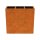 DEPO 12 Corten Metallblumentopfmit Kunststoff-Innenbehälter, Design-Objekt aus Corten-Stahl, Pflanzcontainer 125x45x Höhe120 cm, Materialdicke 2mm,  outdoor und indoor nutzbar, made in EU ( Versand kostenfrei *)
