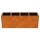 DEPO 14 Corten Metallblumentopf mit Kunststoff-Innenbehälter, Design-Objekt aus Corten-Stahl, Pflanzcontainer 165x45x Höhe 60 cm, Materialdicke 2mm,  outdoor und indoor nutzbar, made in EU ( Versand kostenfrei *)