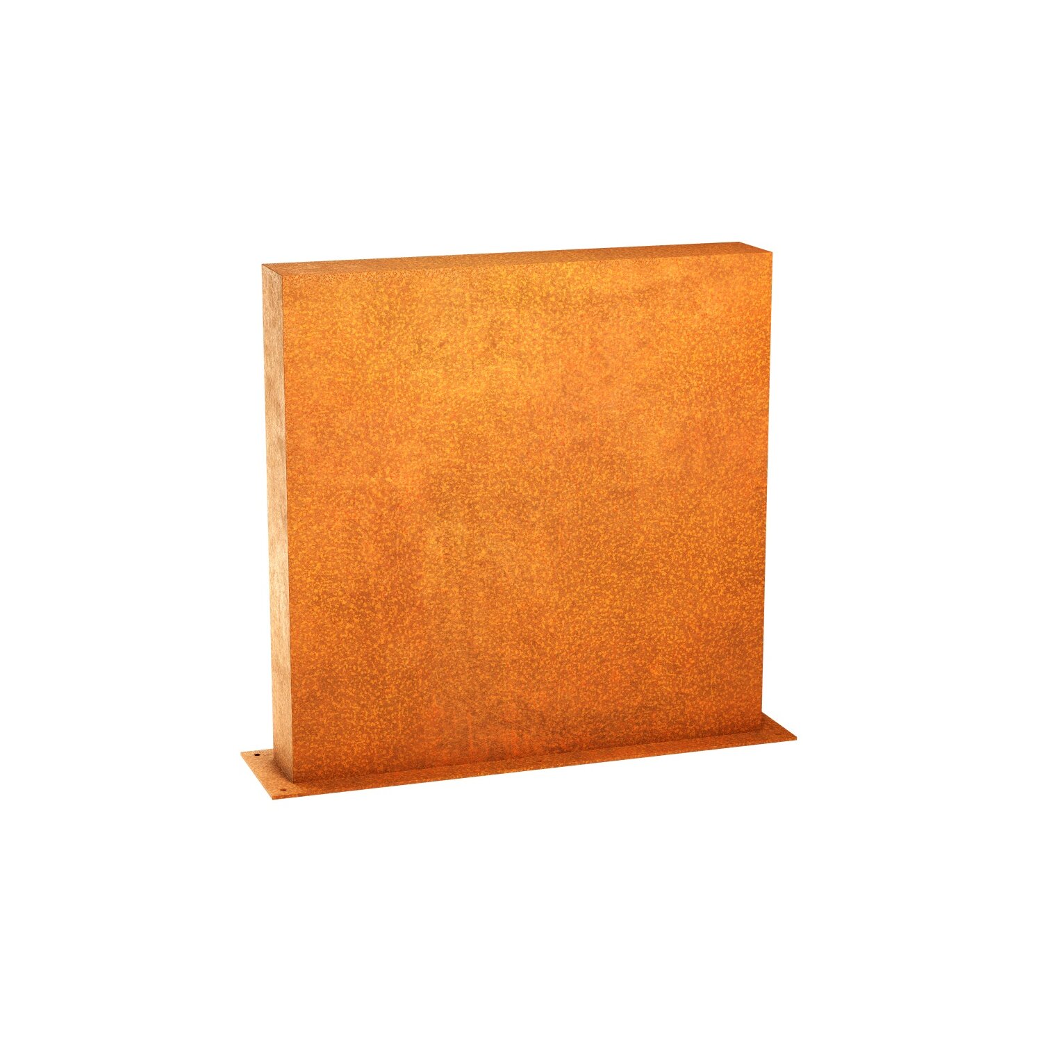 ESPC2  ESPADA C2 Corten Stellwand / Stele geschlossen, Stadt-Barriere /  Garten-Zaun Element / Design-Objekt aus Corten-Stahl  90x15x Höhe 90 cm, Materialdicke 2mm, made in EU ( Versand kostenfrei *) 	 
		 (Cortenstahl, Corten, Design leichter Rammschutz , Abgrenzung)  
	