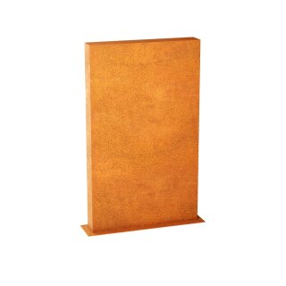 ESPADA C4  Corten Stellwand / Stele geschlossen, Stadt-Barriere /   Garten-Zaun Element / Design-Objekt aus Corten-Stahl   90x15x Höhe150 cm, made in EU ( Versand kostenfrei *)