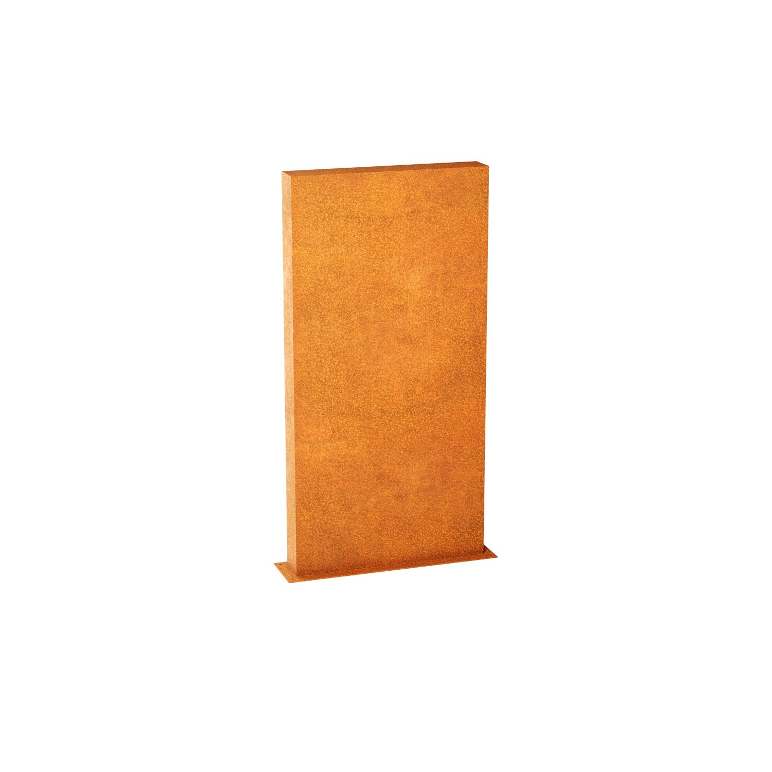 ESPC5  ESPADA C5  Corten Stellwand / Stele geschlossen, Stadt-Barriere /   Garten-Zaun Element / Design-Objekt aus Corten-Stahl   90x15x Höhe180 cm, Materialdicke 2mm, made in EU ( Versand kostenfrei *) 	 
		 (Cortenstahl, Corten, Design leichter Rammschutz , Abgrenzung)  
	