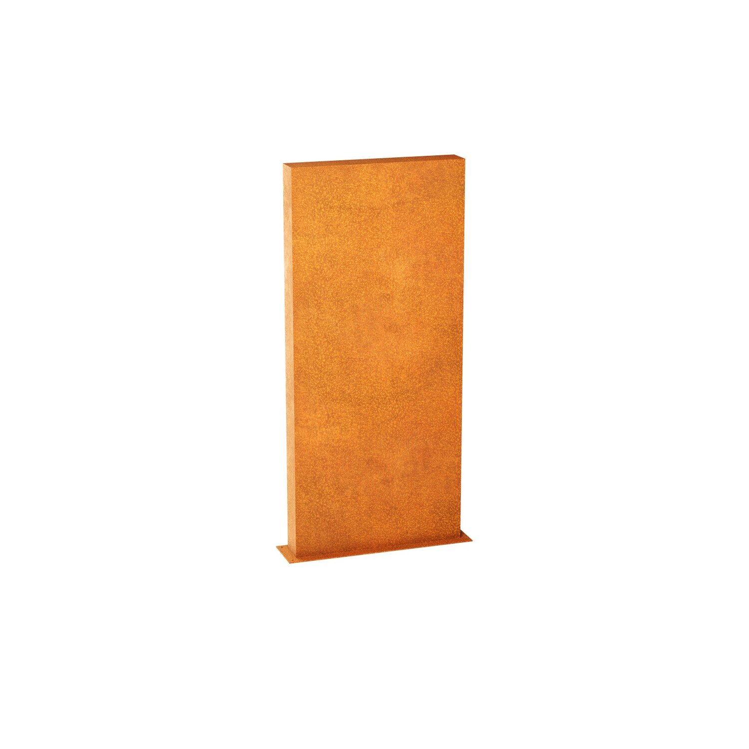 ESPC6  ESPADA C6  Corten Stellwand / Stele geschlossen, Stadt-Barriere /   Garten-Zaun Element / Design-Objekt aus Corten-Stahl   90x15x Höhe 200 cm, Materialdicke 2mm, made in EU ( Versand kostenfrei *) 	 
		 (Cortenstahl, Corten, Design leichter Rammschutz , Abgrenzung)  
	