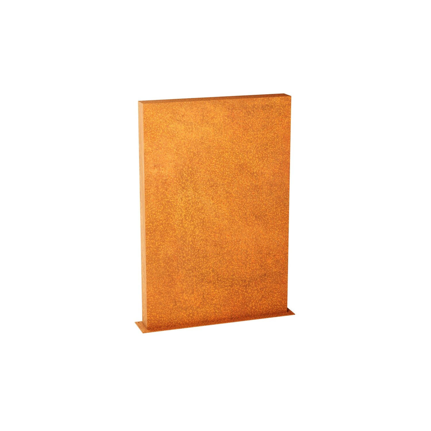 ESPD5  ESPADA D5  Corten Stellwand / Stele geschlossen, Stadt-Barriere /   Garten-Zaun Element / Design-Objekt aus Corten-Stahl  120x15x Höhe180 cm, Materialdicke 2mm, made in EU ( Versand kostenfrei *) 	 
		 (Cortenstahl, Corten, Design,  leichter Rammschutz, Abgrenzung)  
	