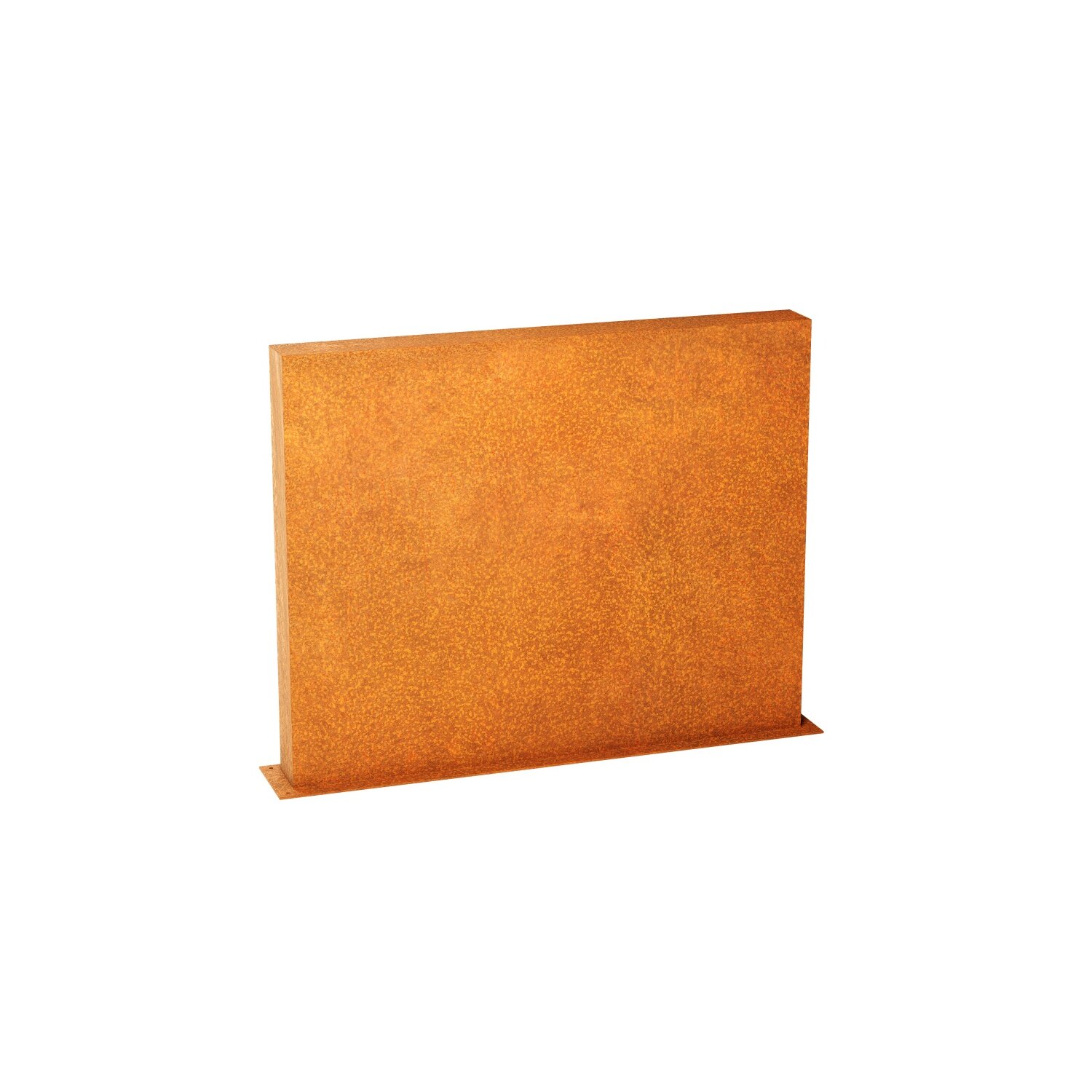 ESPE3  ESPADA E3  Corten Stellwand / Stele geschlossen, Stadt-Barriere /   Garten-Zaun Element / Design-Objekt aus Corten-Stahl   150x15x Höhe120 cm, Materialdicke 2mm, made in EU ( Versand kostenfrei *) 	 
		 (Cortenstahl, Corten, Design,  leichter Rammschutz, Abgrenzung)  
	