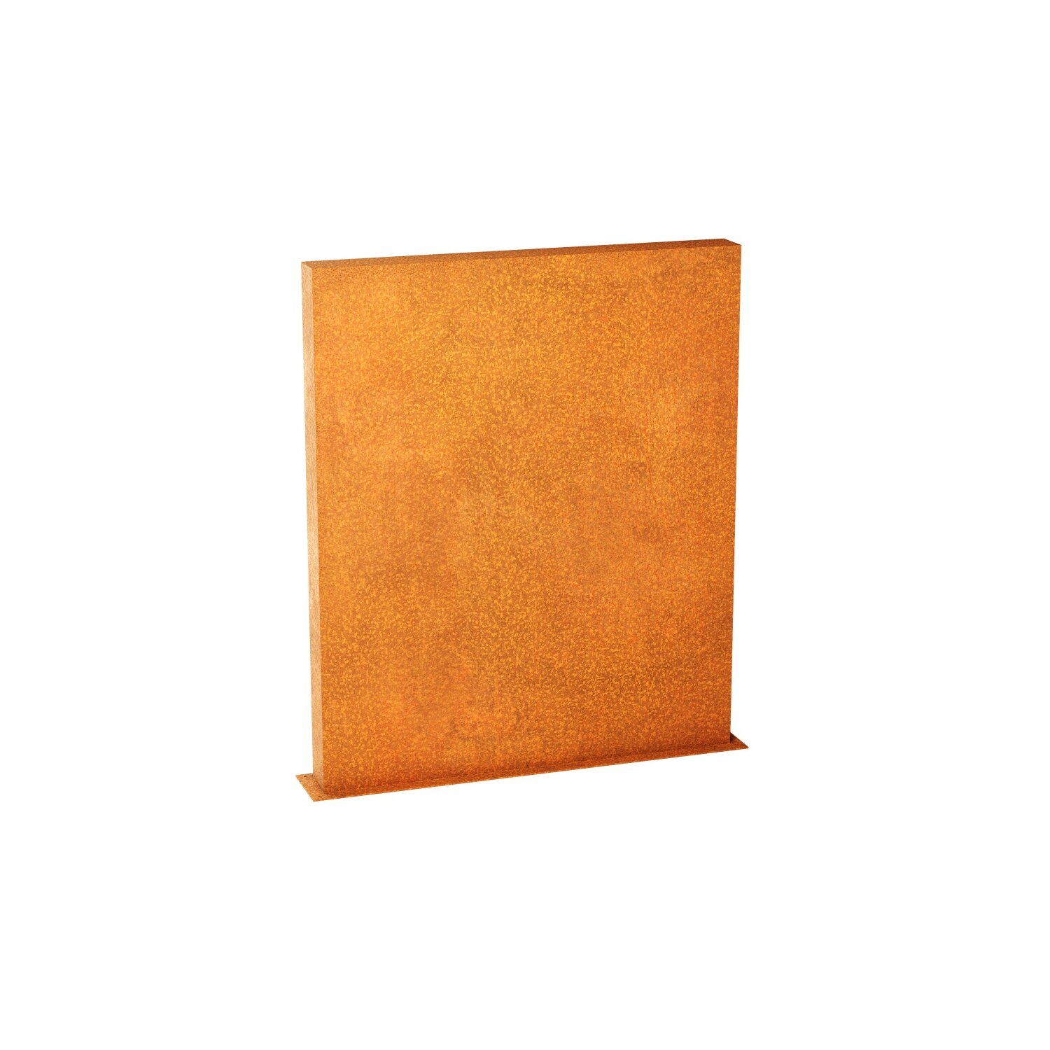 ESPE5  ESPADA E5  Corten Stellwand / Stele geschlossen, Stadt-Barriere /   Garten-Zaun Element / Design-Objekt aus Corten-Stahl  150x15x Höhe180 cm, Materialdicke 2mm, made in EU ( Versand kostenfrei *) 	 
		 (Cortenstahl, Corten, Design,  leichter Rammschutz, Abgrenzung)  
	