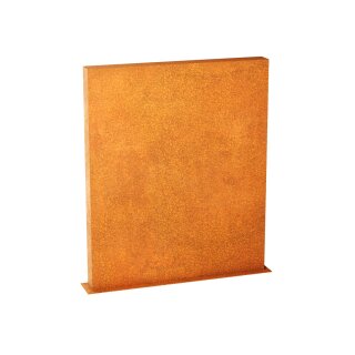 ESPADA E5  Corten Stellwand / Stele geschlossen, Stadt-Barriere /   Garten-Zaun Element / Design-Objekt aus Corten-Stahl  150x15x Höhe180 cm, Materialdicke 2mm, made in EU ( Versand kostenfrei *)