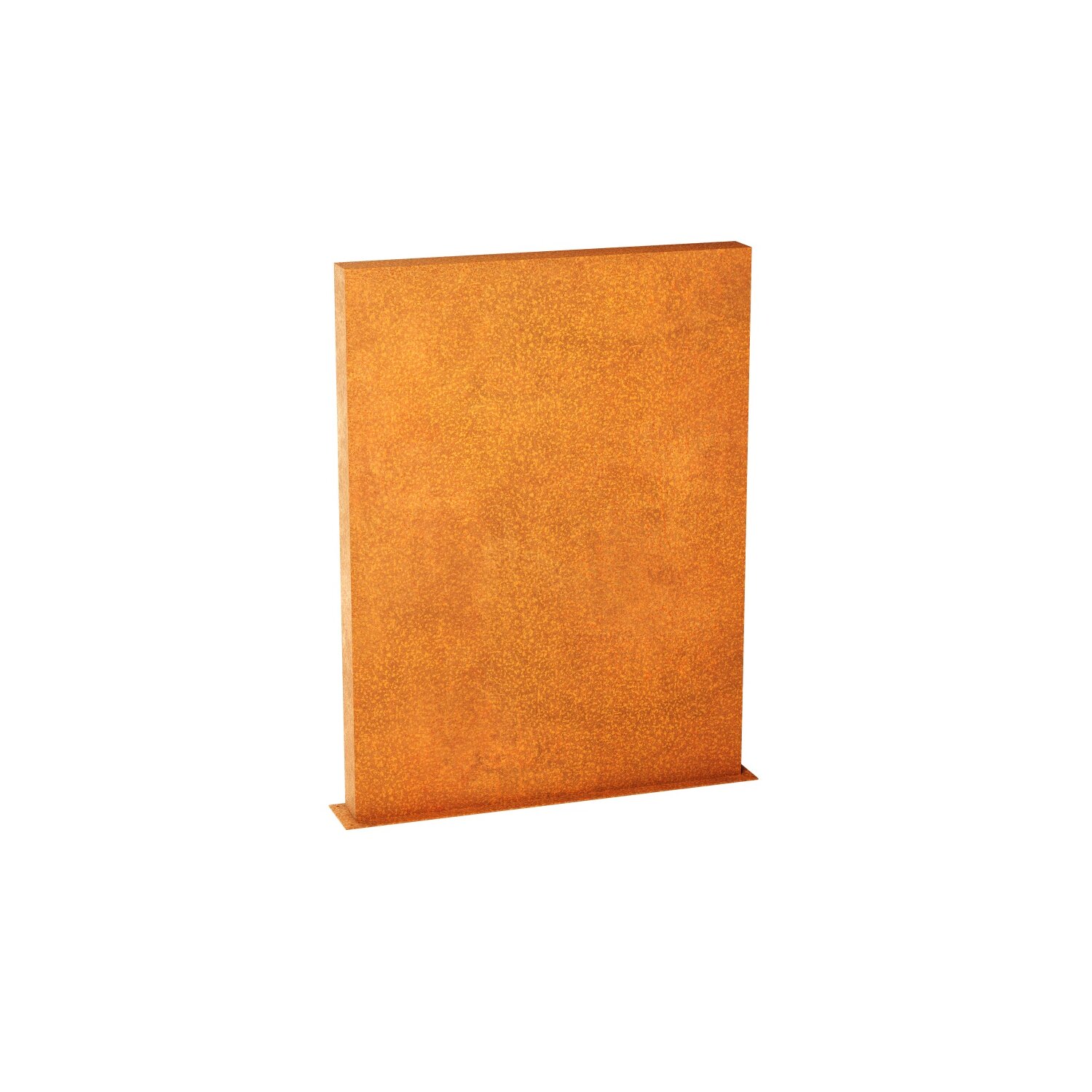 ESPE6  ESPADA E6  Corten Stellwand / Stele geschlossen, Stadt-Barriere /   Garten-Zaun Element / Design-Objekt aus Corten-Stahl  150x15x Höhe 200 cm, Materialdicke 2mm, made in EU ( Versand kostenfrei *) 	 
		 (Cortenstahl, Corten, Design,  leichter Rammschutz, Abgrenzung)  
	