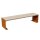 Stadtmobiliar: FLANCO B4 Corten Bank, rostiges Design-Objekt aus extra dickwandigen Corten-Stahl, Sitzfläche aus Fichtenholz doppelt matt lackiert, City Sitzbank 180x50x46 cm, made in EU ( Versand kostenfrei *)