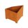 Stadtmöbel: BDG  Corten Stadt-Blumenkübel, rostiges Design-Objekt in Kooperation mit  Bydgoszcz Public Aesthetics Council, aus Corten-Stahl, Materialdicke 3mm (!), mit Füßen (unterfahbar), City Pflanzkübel 100x120x90 cm, made in EU ( Versand kostenfrei *)